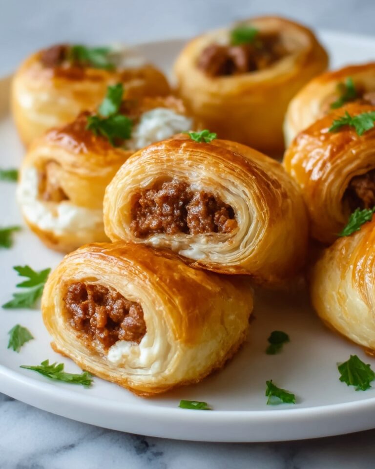 Rotel Sausage & Cream Cheese Crescents Recipe