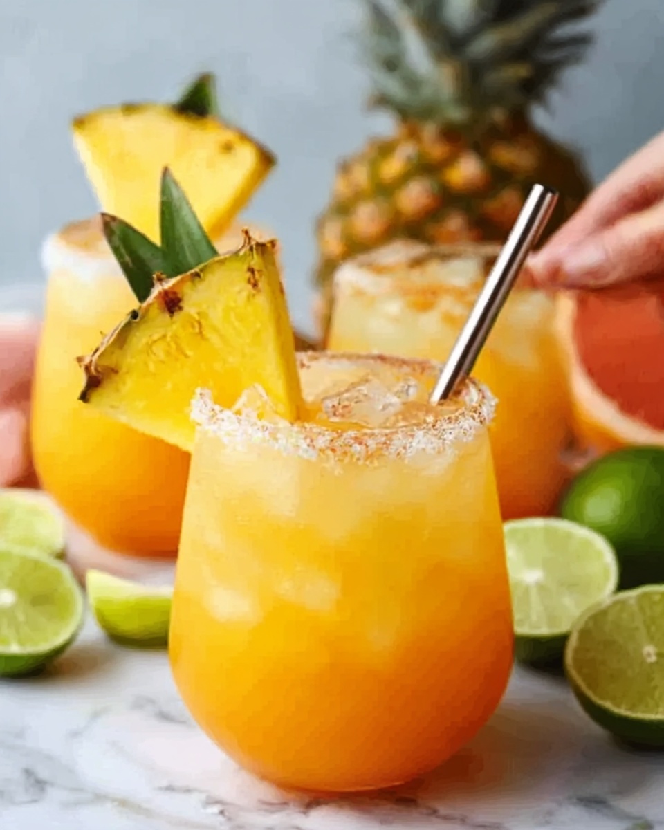 Pineapple Mango Rum Punch Recipe - Recipe Image