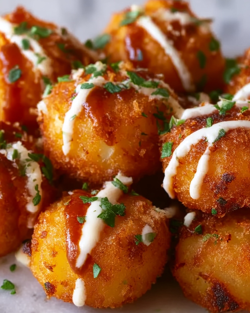 Loaded Tater Tot Skewers with Bacon, Cheddar, and Green Onions Recipe - Recipe Image
