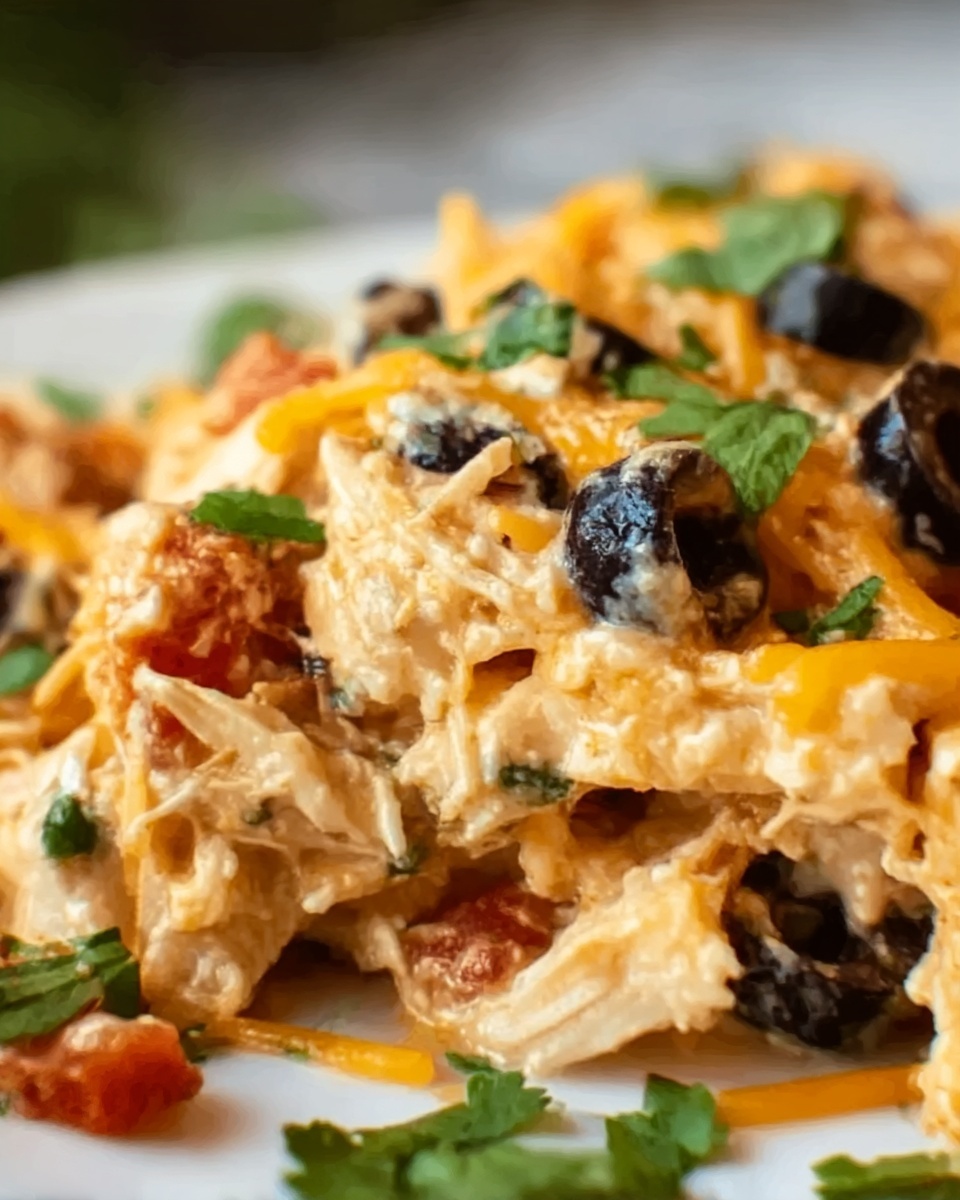 Creamy Chicken Taco Casserole Recipe - Recipe Image
