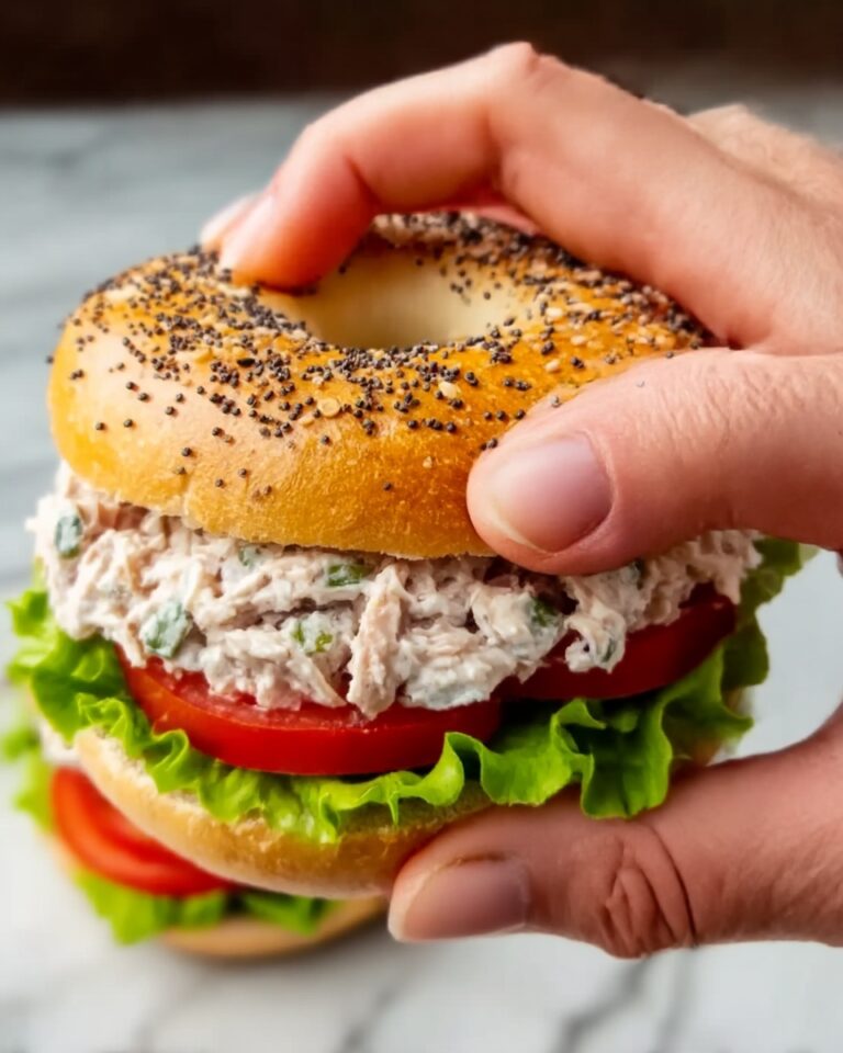 Tuna Salad Bagel Sandwich Recipe