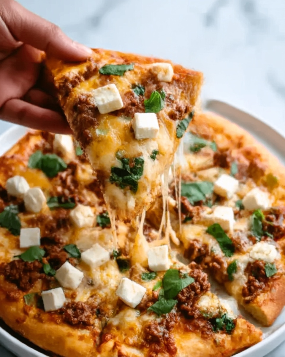 Birria Quesadilla Pizza Recipe - Recipe Image