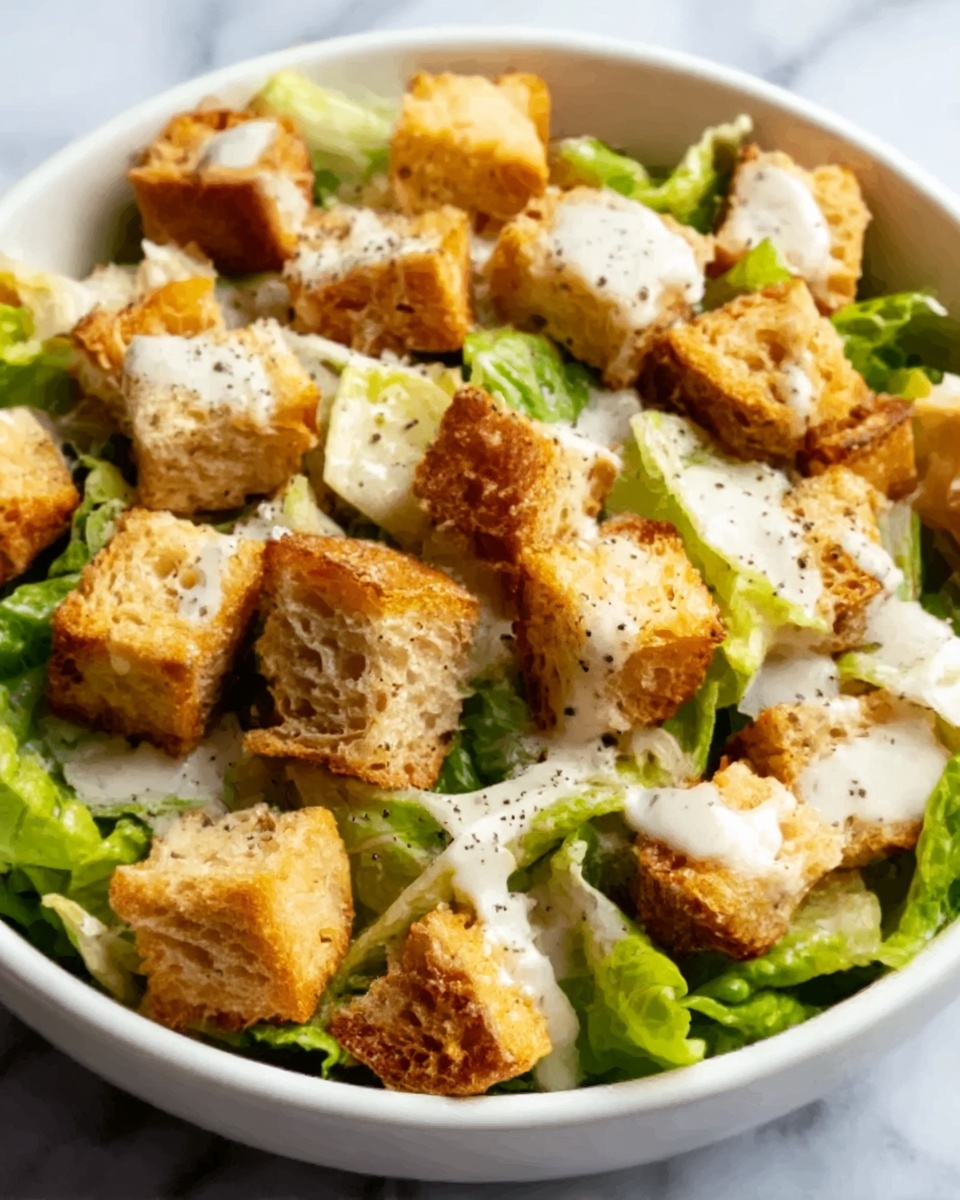 Easy Homemade Croutons Recipe - Recipe Image