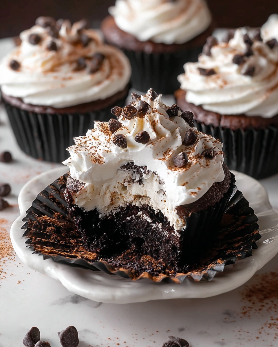 Chocolate Lasagna Cupcakes Recipe - Recipe Image