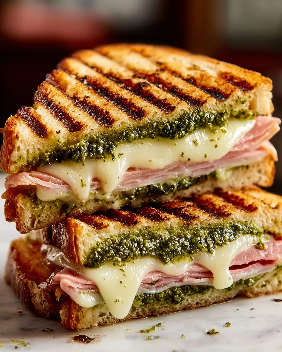 Easy Turkey Basil Pesto Panini Recipe - Recipe Image