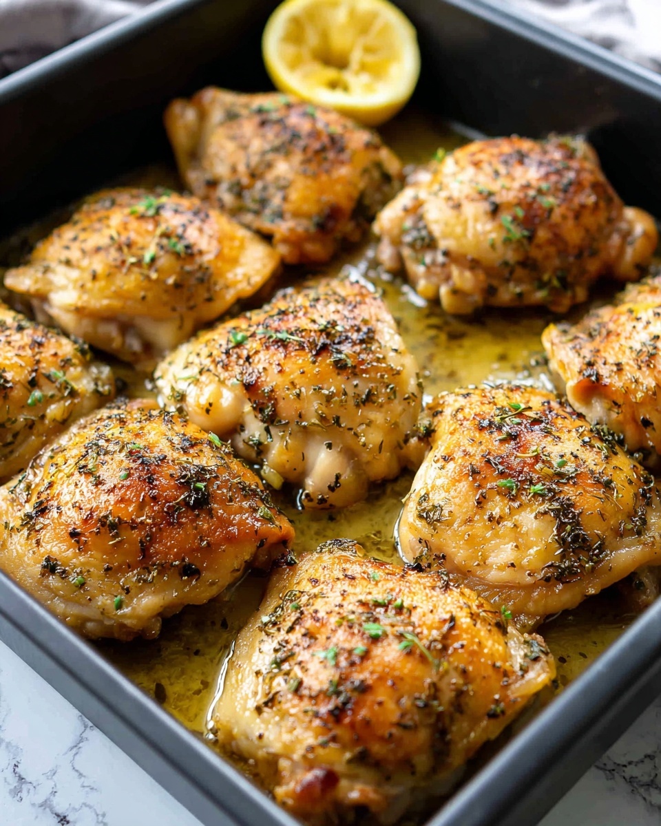 Baked Greek Lemon Chicken Recipe - Recipe Image