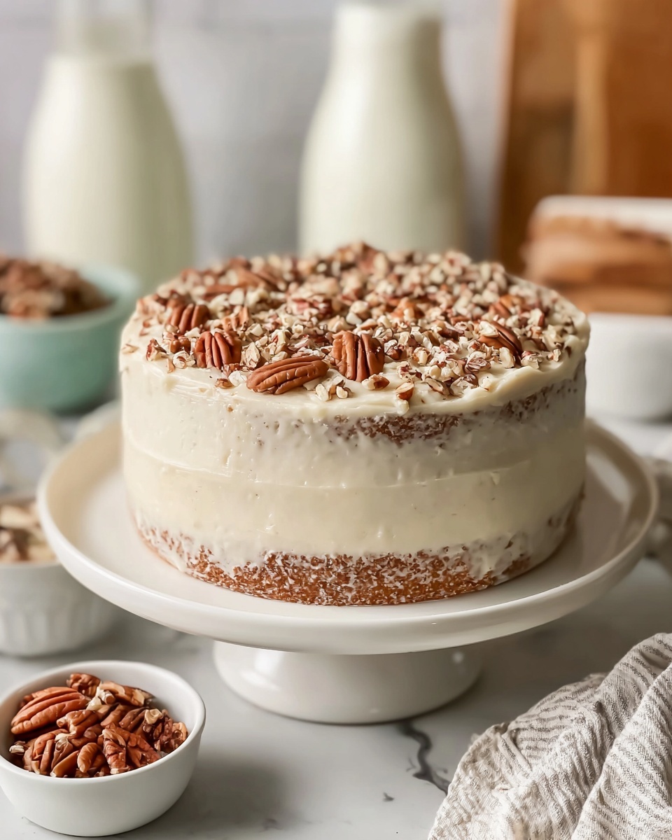 Butter Pecan Cake Recipe - Recipe Image