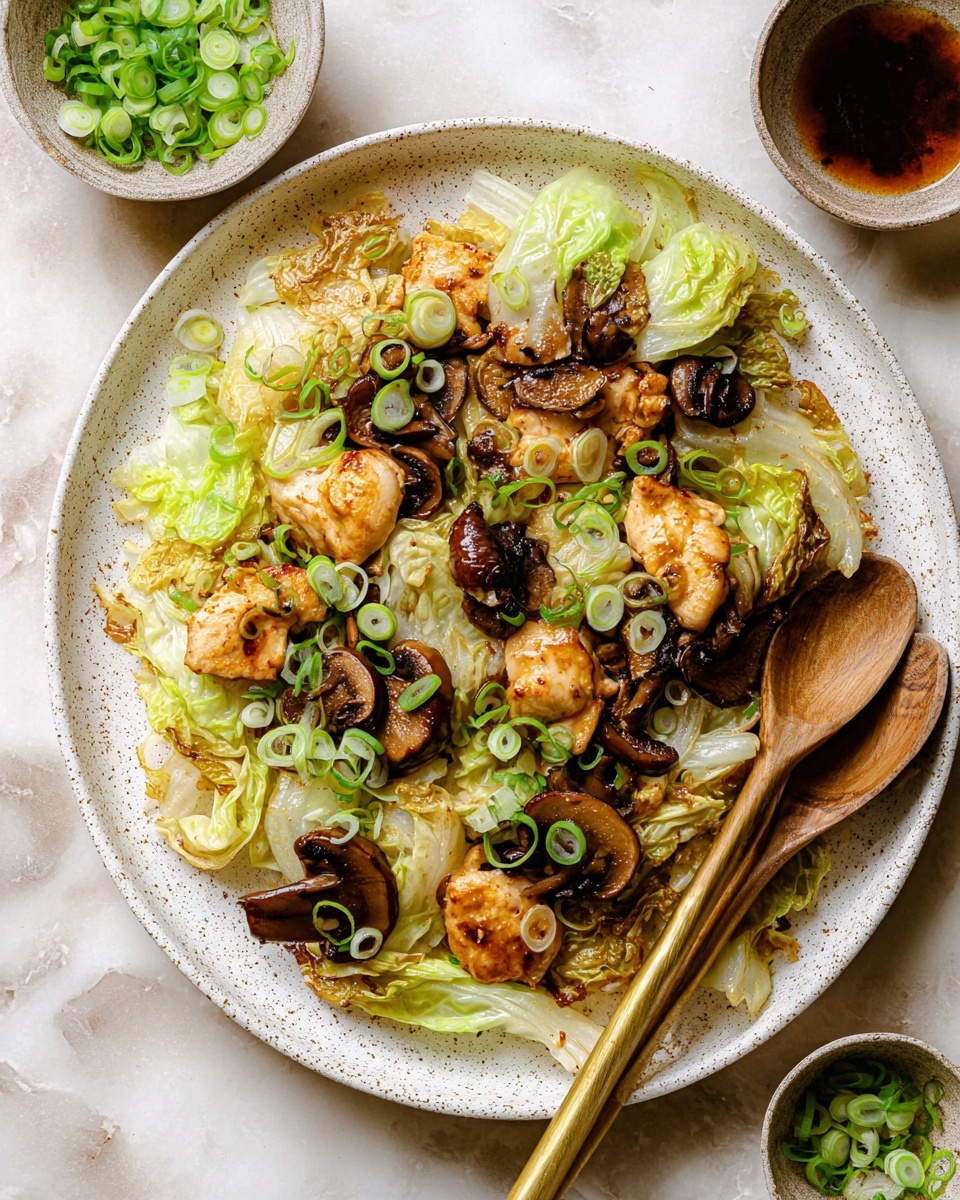 Chinese Chicken Cabbage Stir-Fry Recipe - Recipe Image
