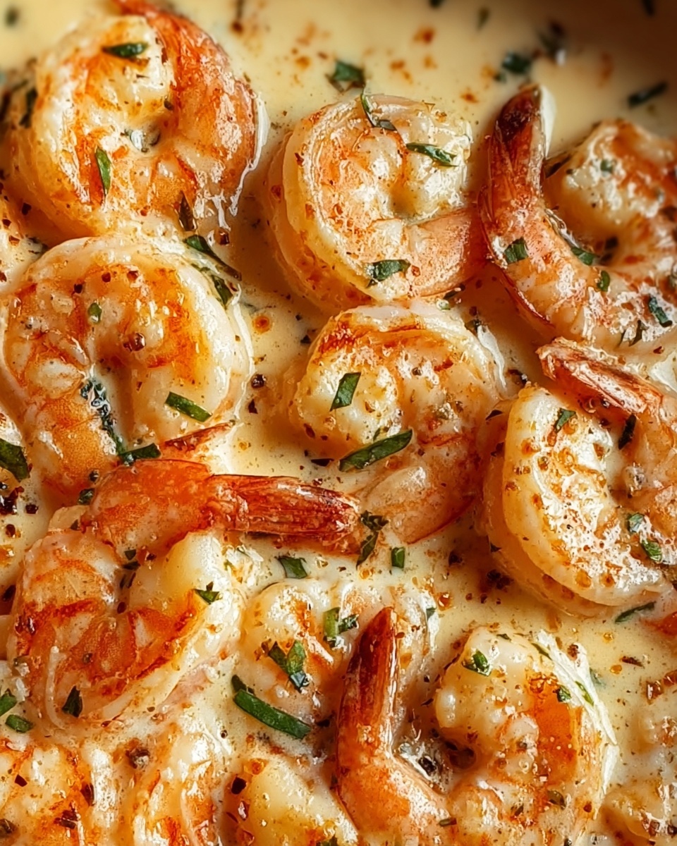 Creamy Garlic Parmesan Shrimp Recipe - Recipe Image