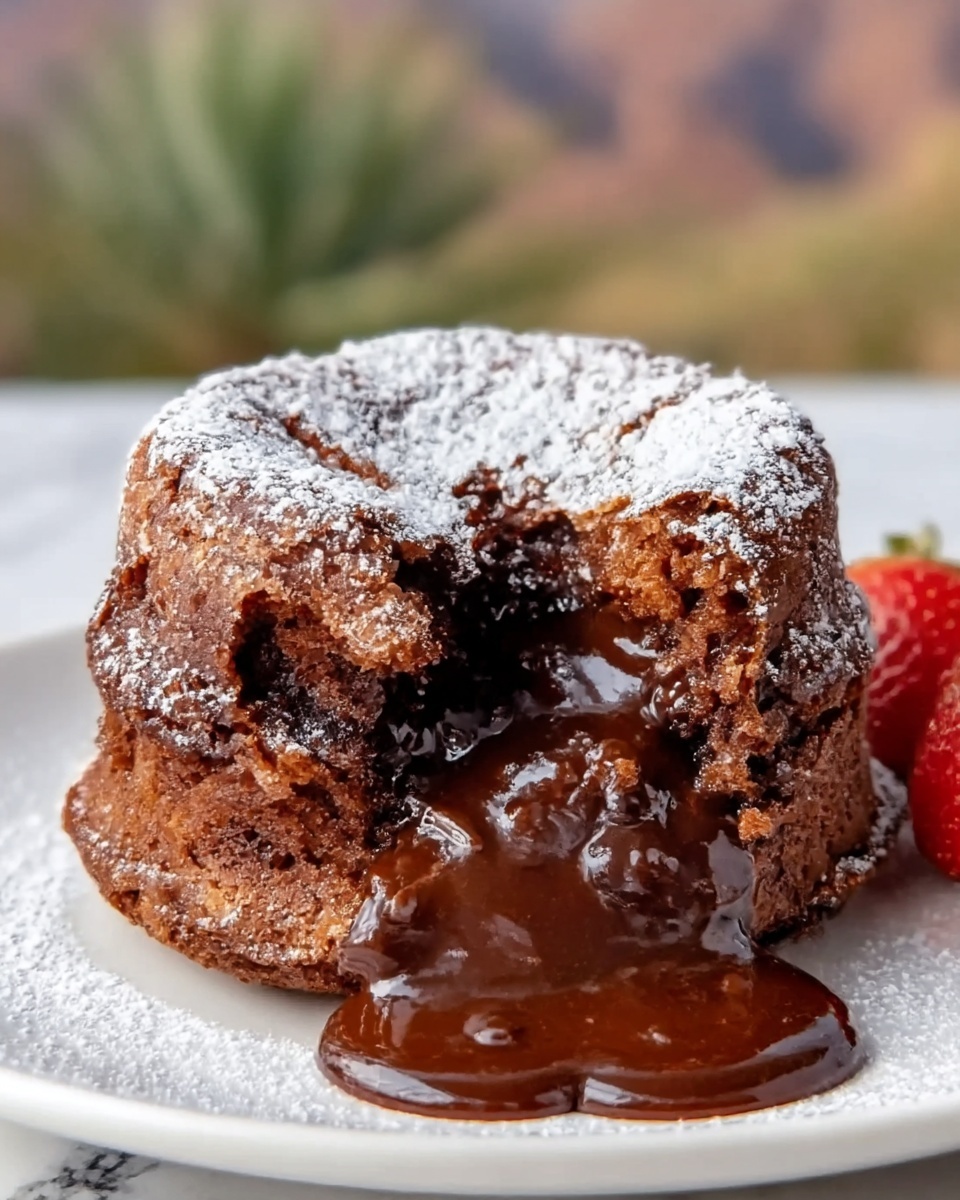 Air Fryer Lava Cake Recipe - Recipe Image