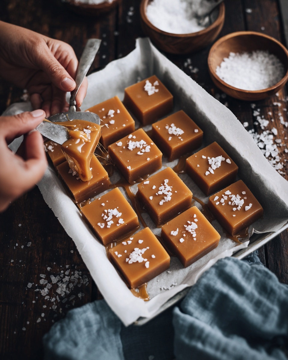 Easy Salted Caramels Recipe - Recipe Image