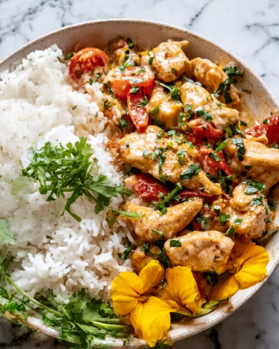 Simple Spicy Summer Coconut Chicken Curry Recipe - Recipe Image