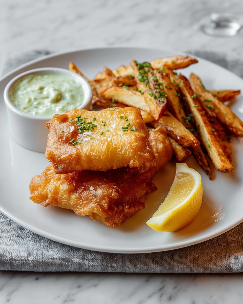 Air-Fryer Fish & Chips Recipe - Recipe Image