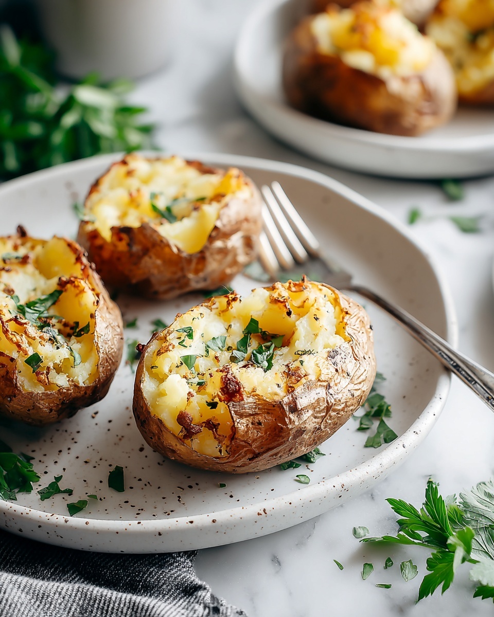 Air Fryer Baked Potatoes Recipe - Recipe Image