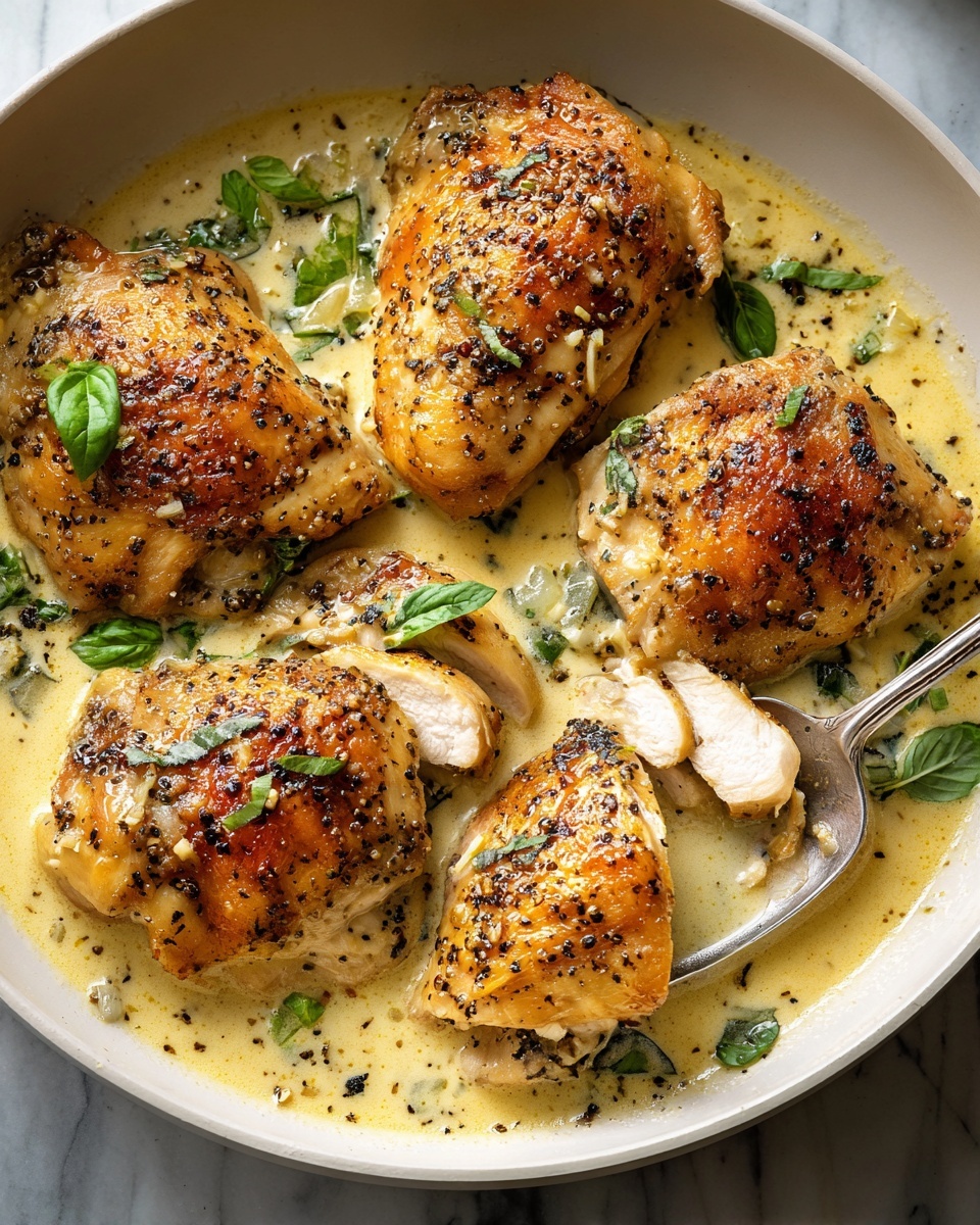 Creamy Garlic Chicken Recipe - Recipe Image