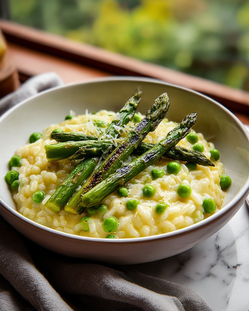 Easy Spring Asparagus Risotto Recipe - Recipe Image