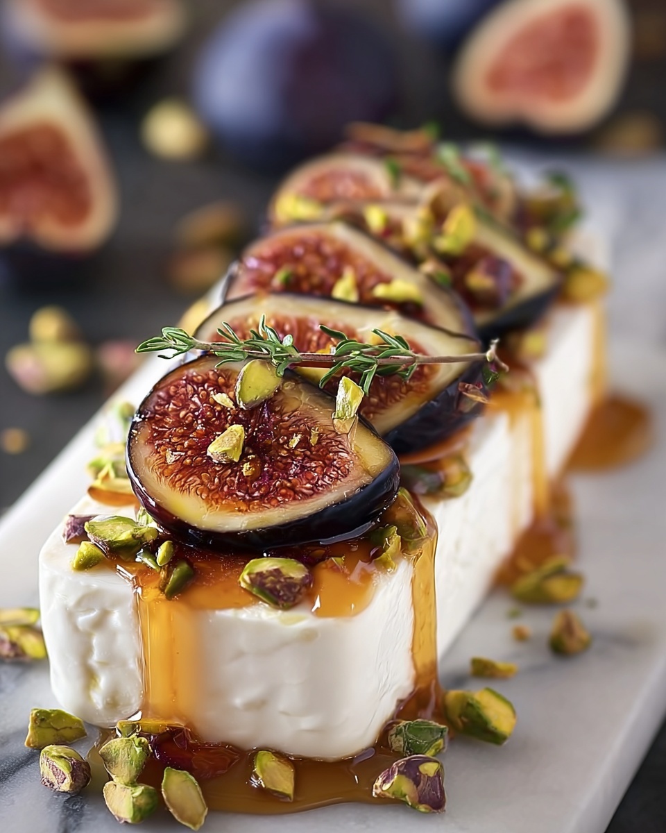 Honey Fig Pistachio Goat Cheese Appetizer Recipe - Recipe Image