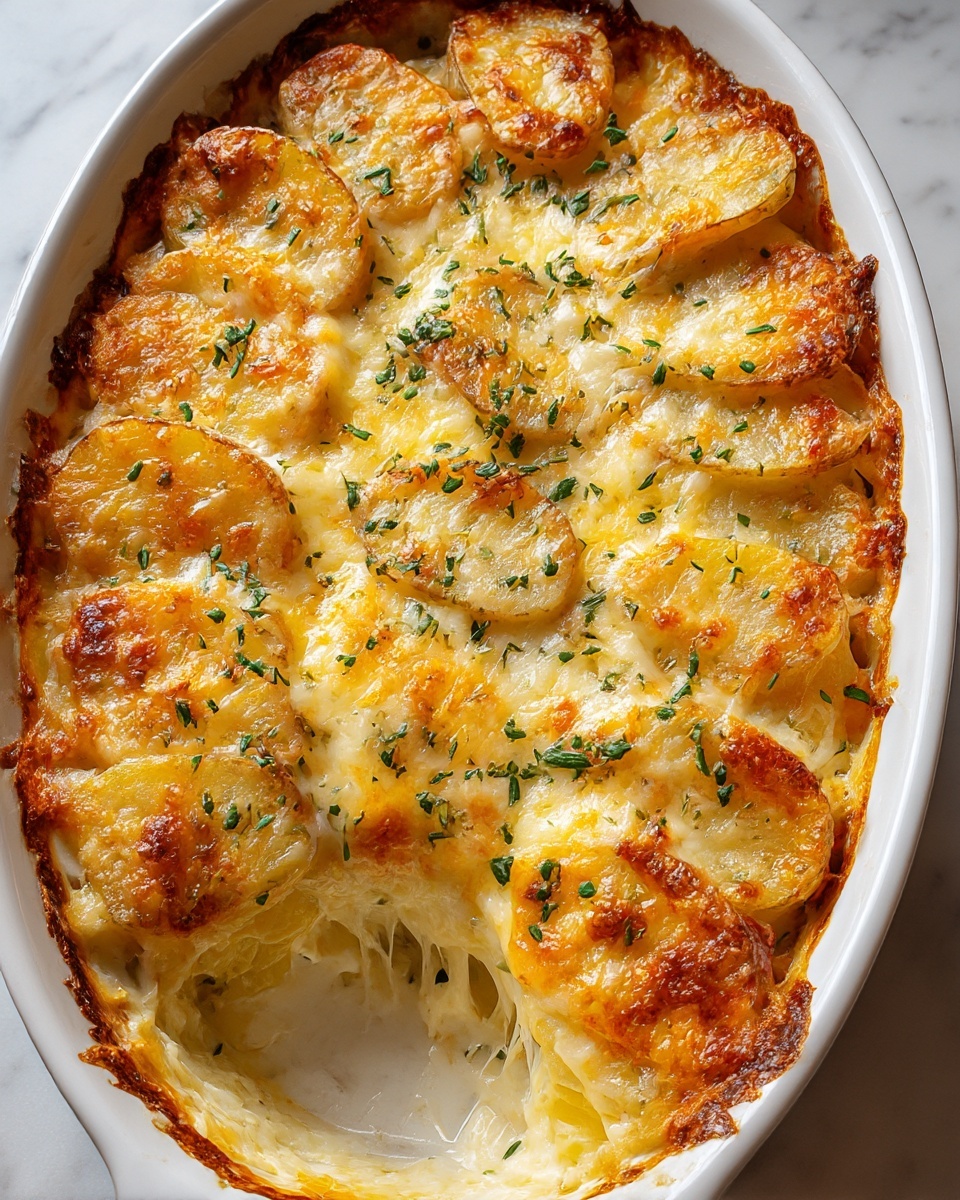 Cheesy Scalloped Potatoes Recipe - Recipe Image