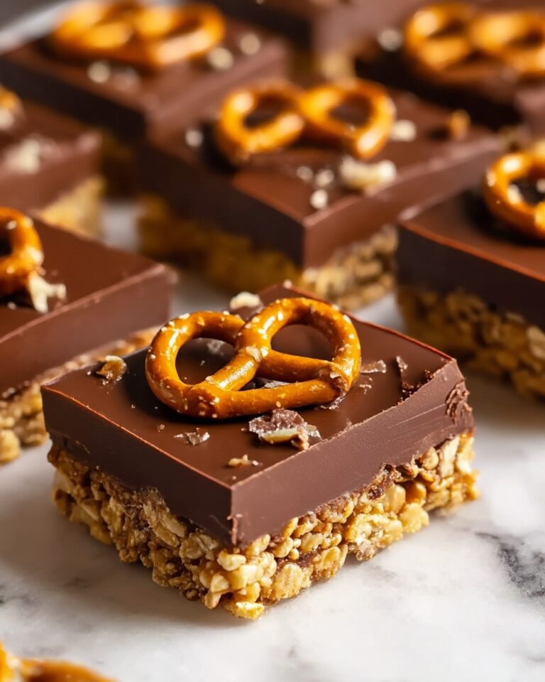 Chocolate Caramel Peanut Butter Pretzel Bars Recipe