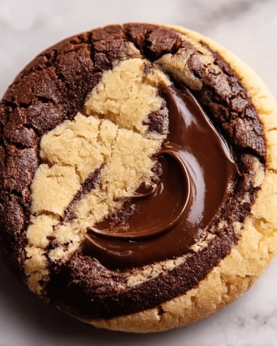 Peanut Butter Brownie Swirl Cookies Recipe - Recipe Image