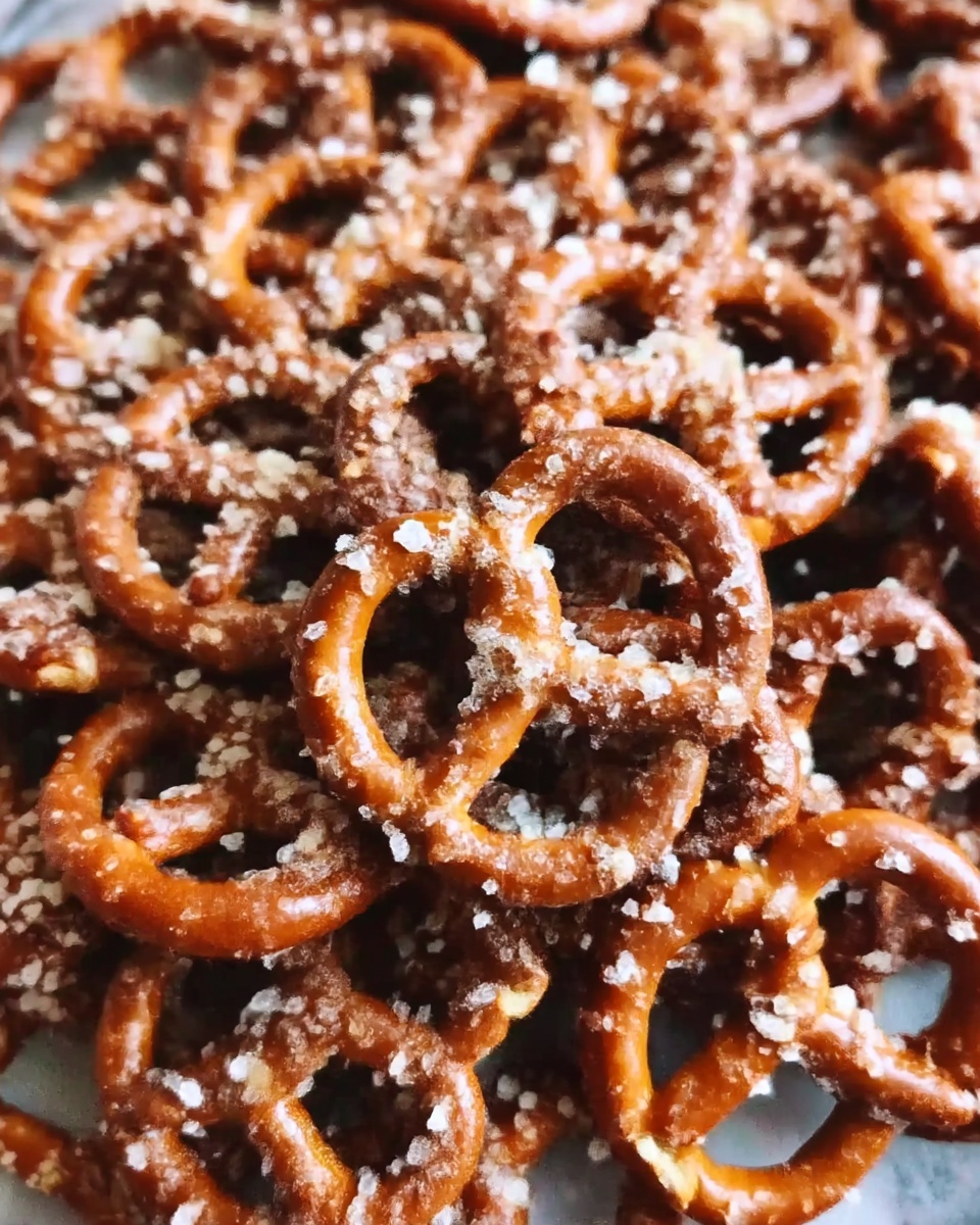 Butter Toffee Pretzels Recipe - Recipe Image