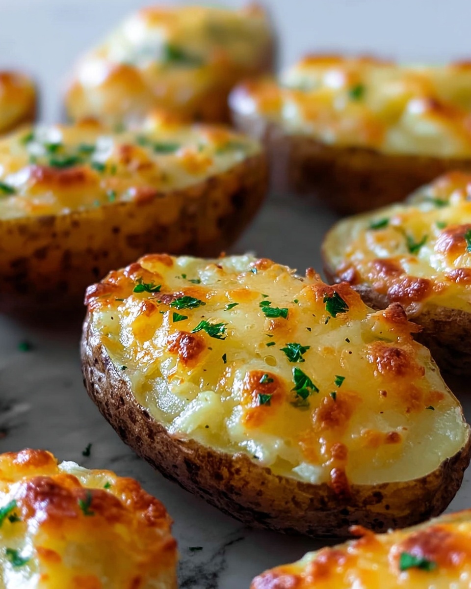 Cheesy Garlic Herb Roasted Potatoes Recipe - Recipe Image