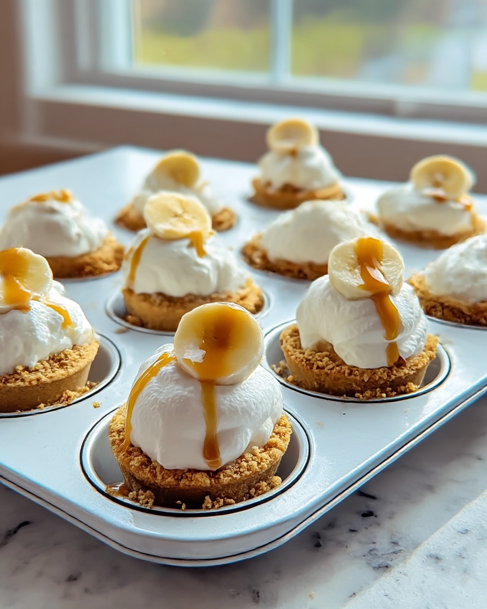 No-Bake Mini Banana Cream Pies: A Sweet, Creamy Delight Recipe - Recipe Image