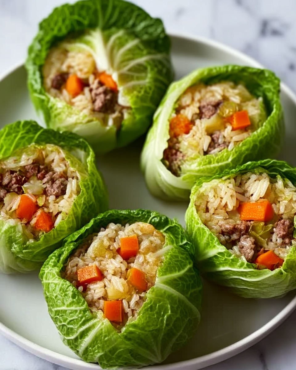 Italian Stuffed Cabbage Rolls Recipe - Recipe Image