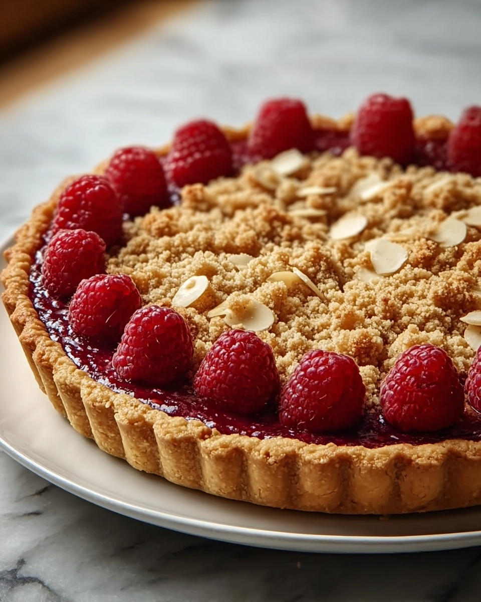 Raspberry Almond Streusel Tart Recipe - Recipe Image