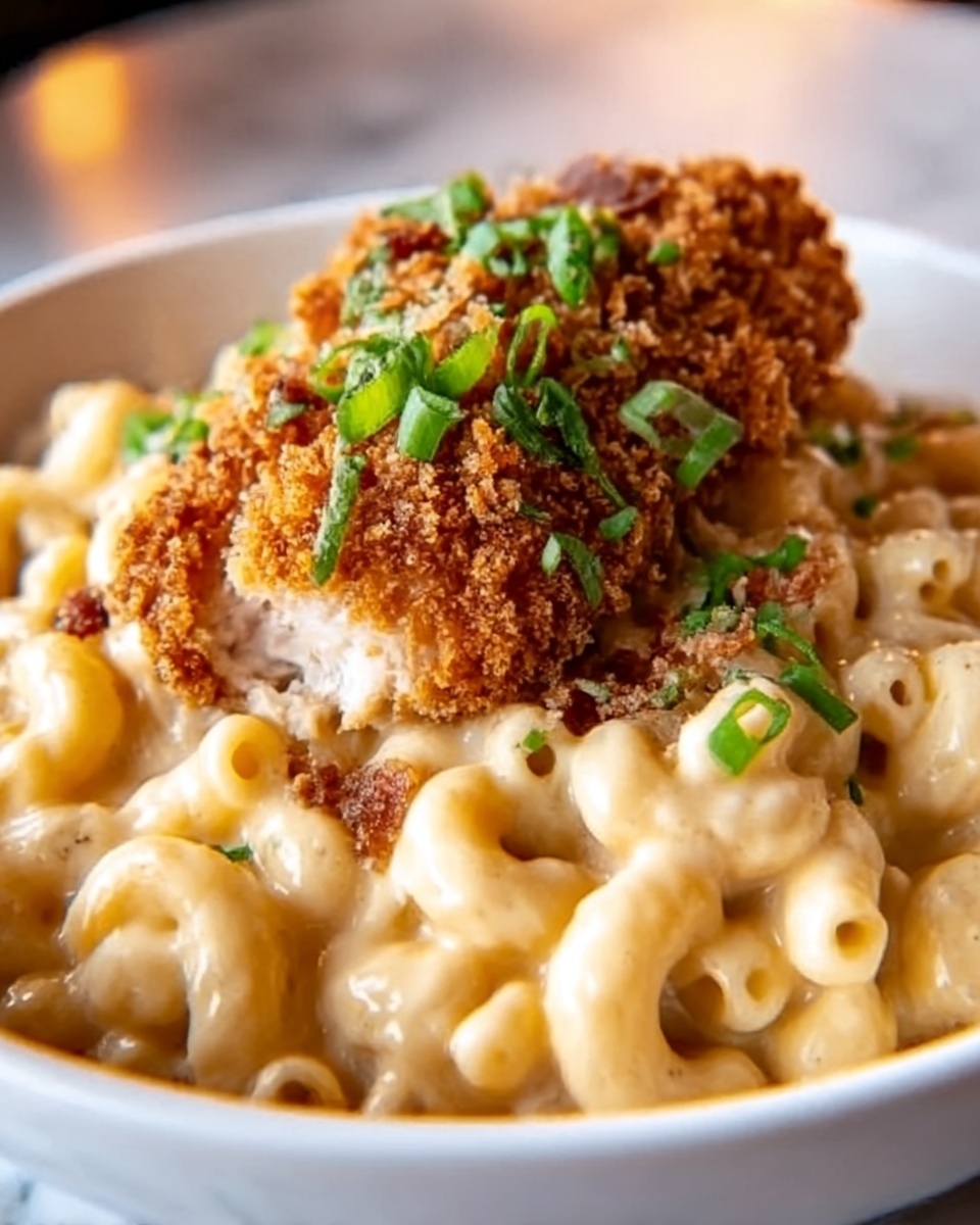 Honey Pepper Chicken Mac and Cheese Recipe - Recipe Image