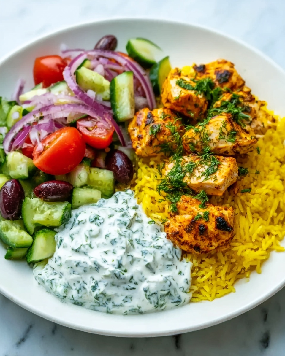 Instant Pot Chicken Souvlaki Rice Recipe - Recipe Image
