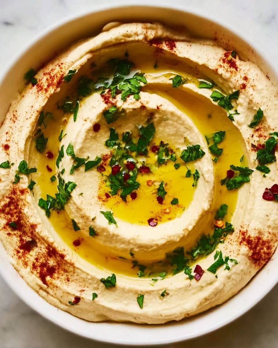 Creamy Homemade Hummus Recipe - Recipe Image