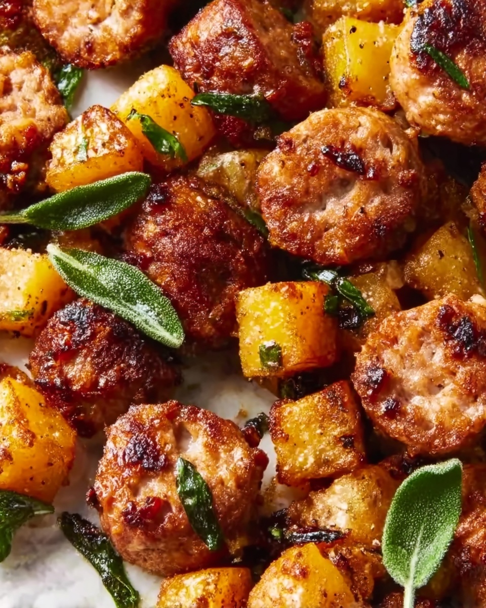 Vegan Sausage Stuffing with Sage Recipe - Recipe Image