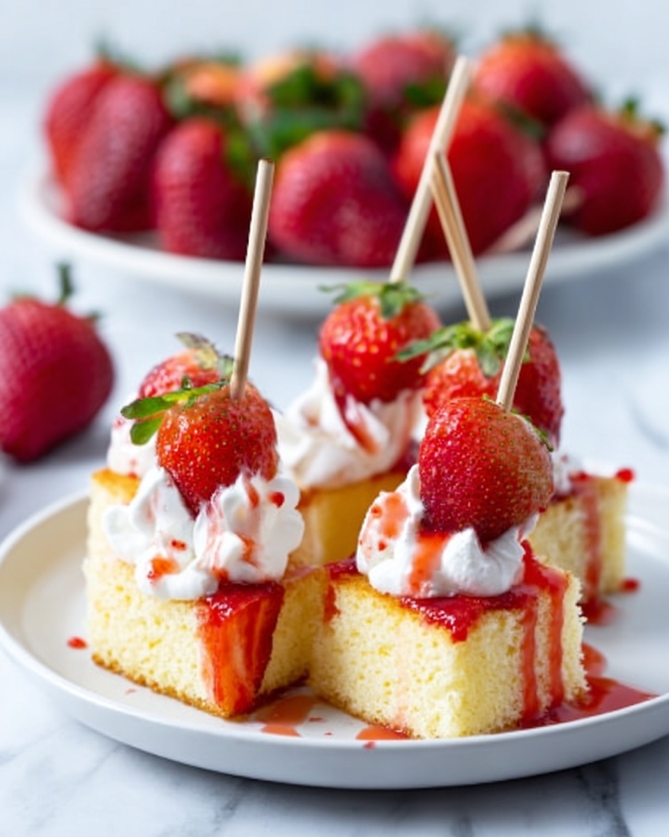 Strawberry Shortcake Kabobs Recipe - Recipe Image