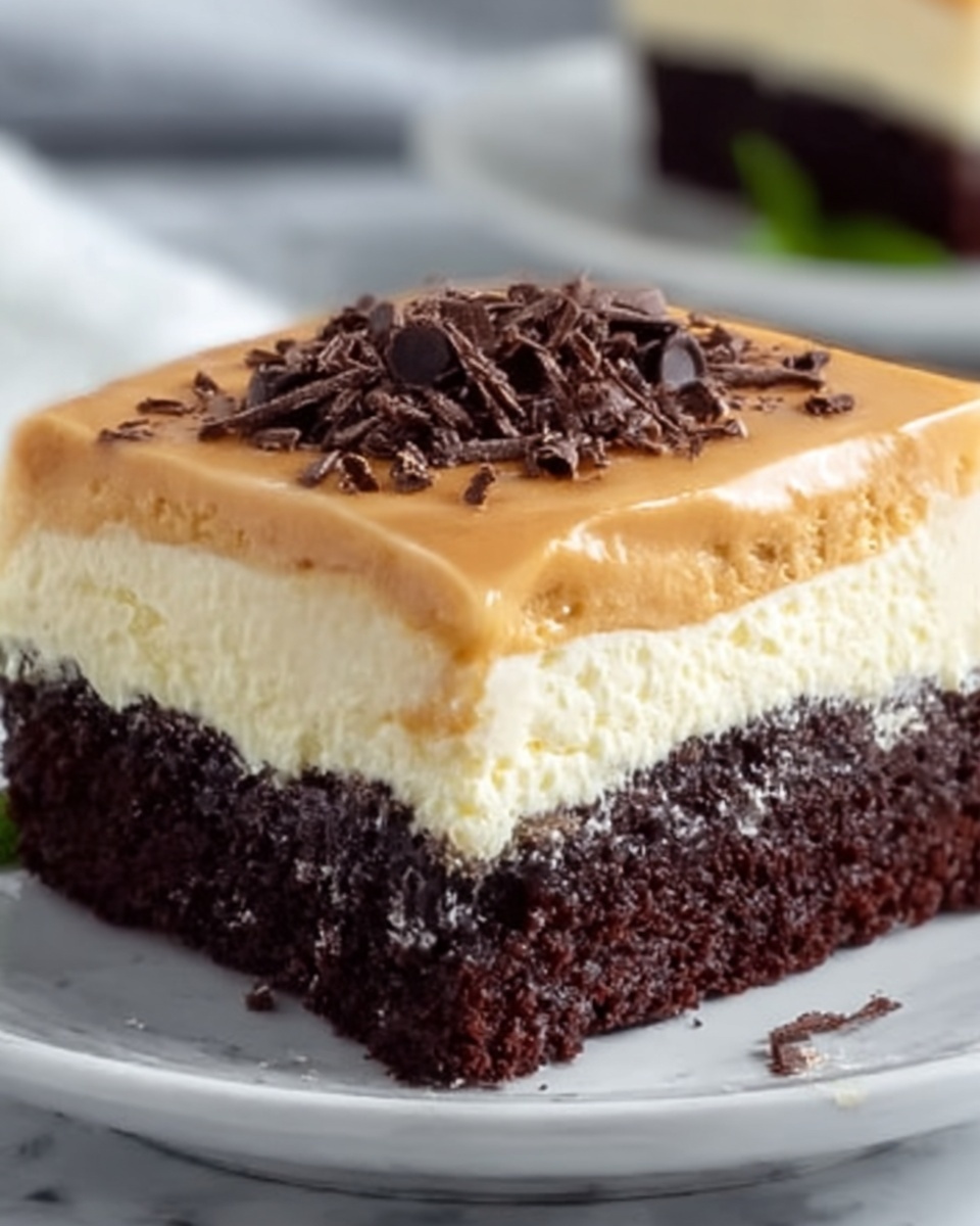 Secret Chocolate Cake with Passion Fruit Mousse Recipe - Recipe Image