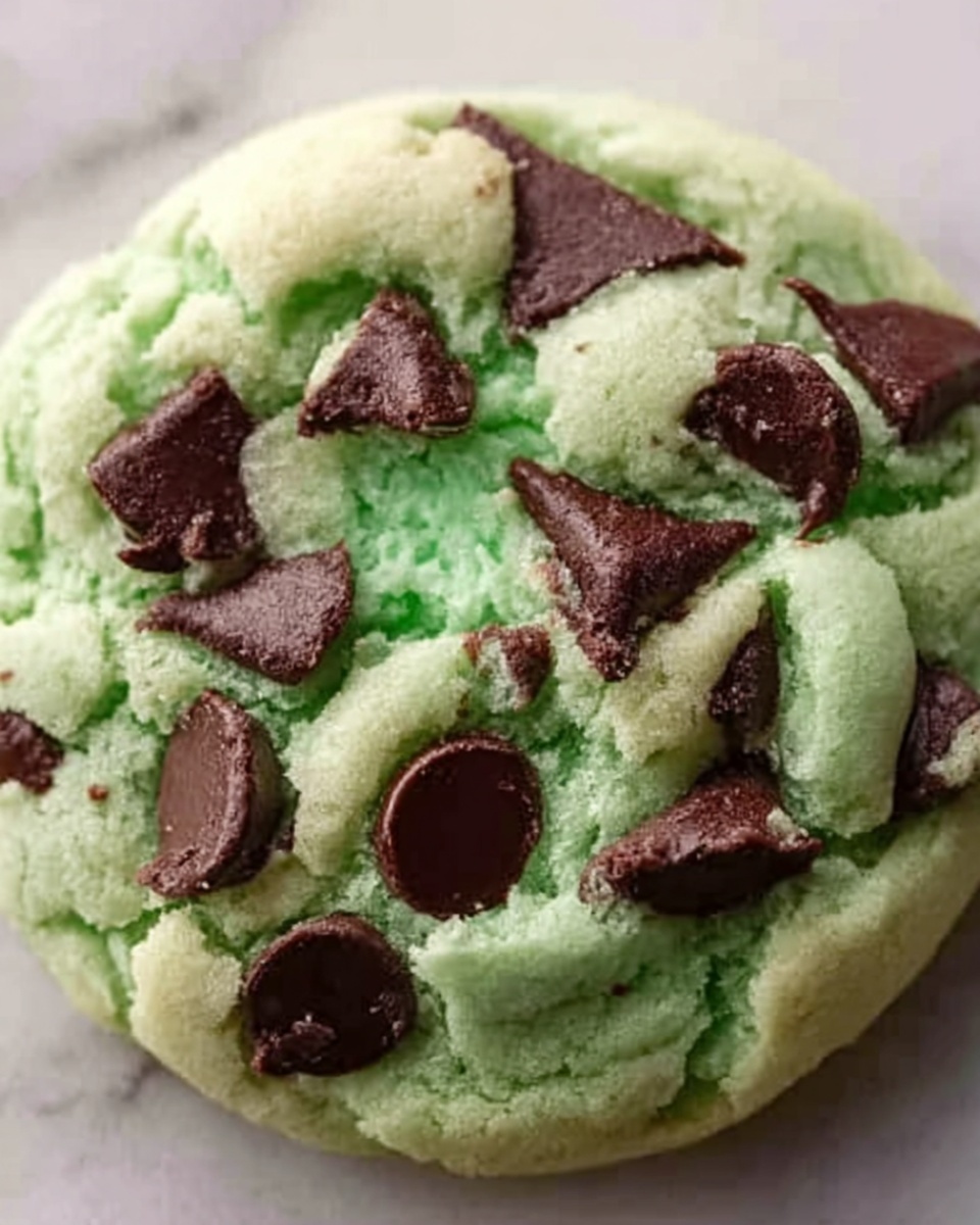 Mint Chocolate Chip Cookies Recipe - Recipe Image