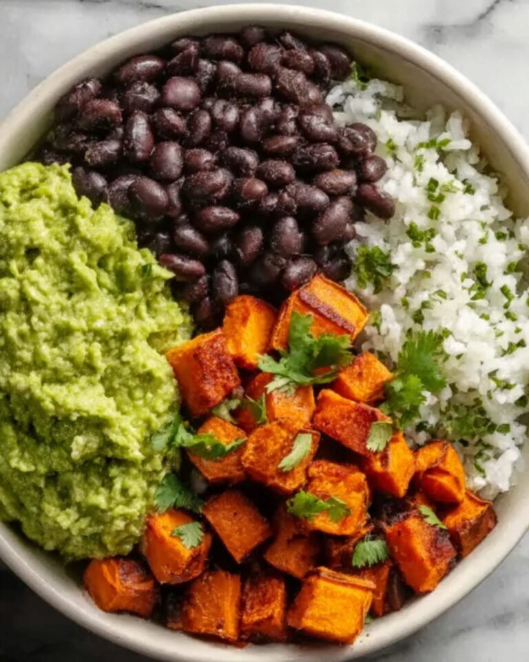 Vegan Burrito Bowls with Black Beans Recipe