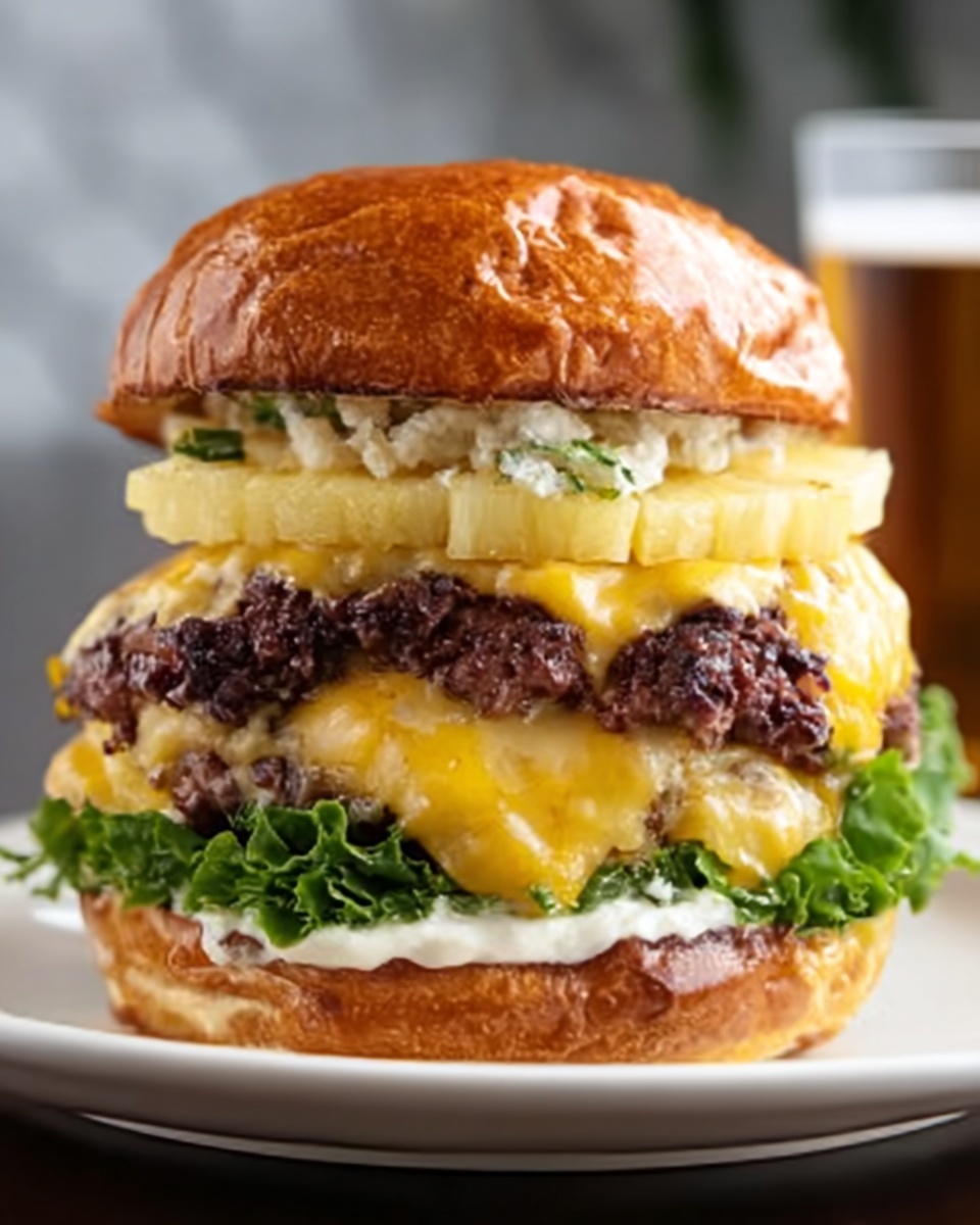 Corned Beef Burgers with Irish Cheddar and Sauerkraut Recipe - Recipe Image