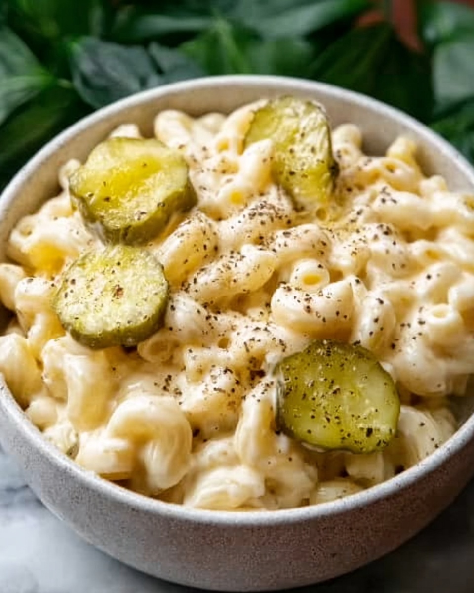 Classic Dill Pickle Macaroni Salad Recipe - Recipe Image