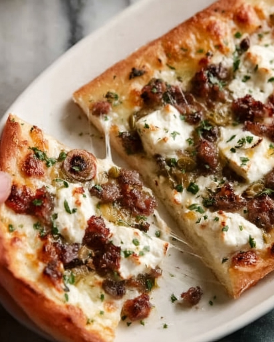 Lasagna Flatbread Recipe - Recipe Image