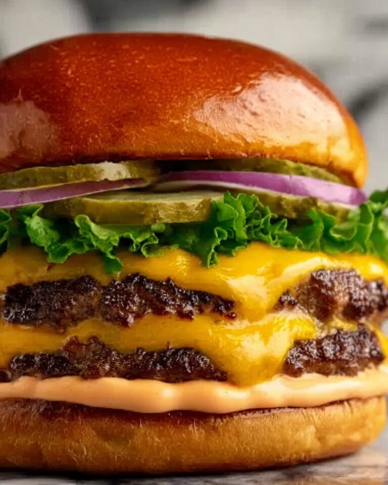 Monster Stack Cheeseburger Recipe