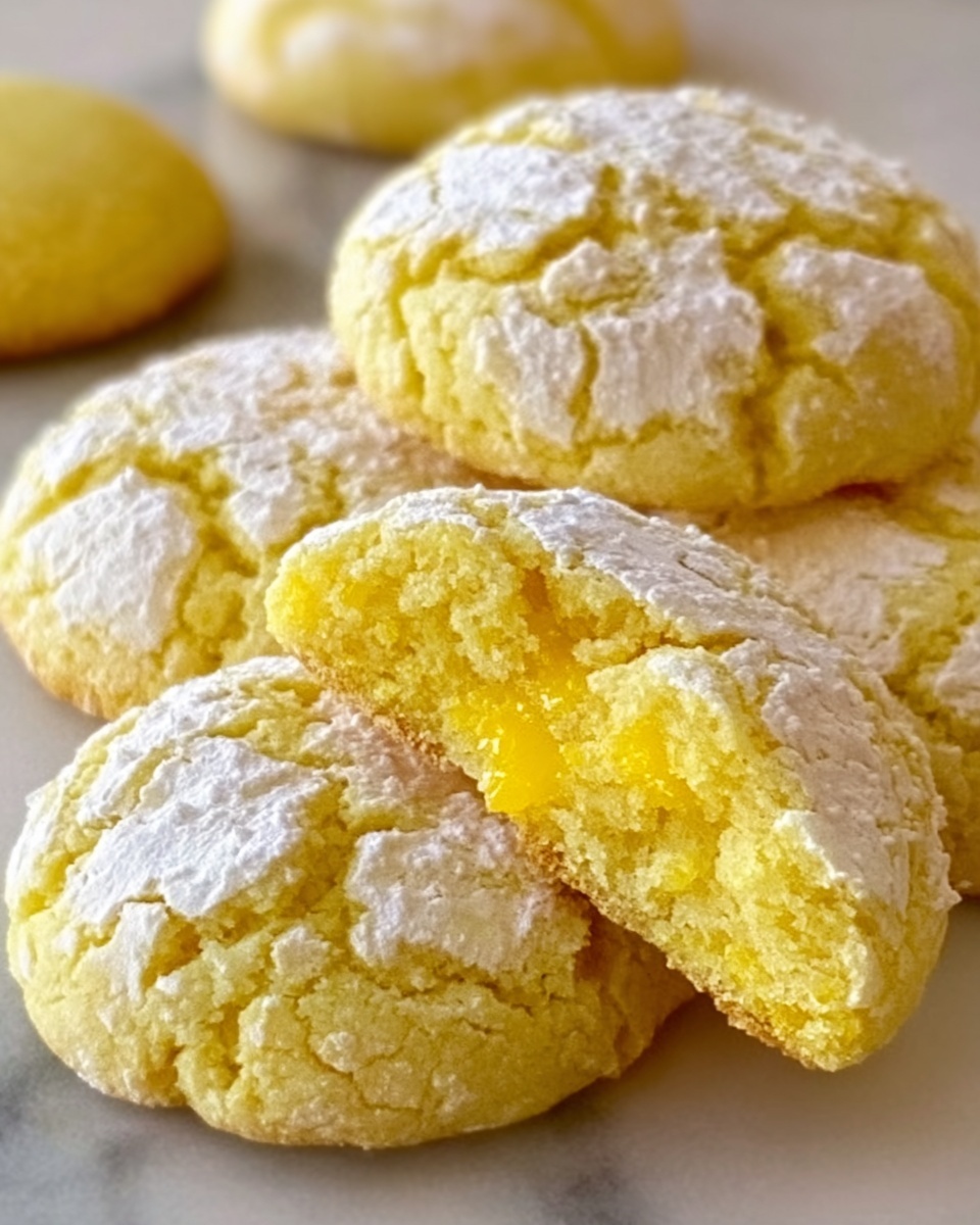 Lemon Crinkle Cookies Recipe - Recipe Image
