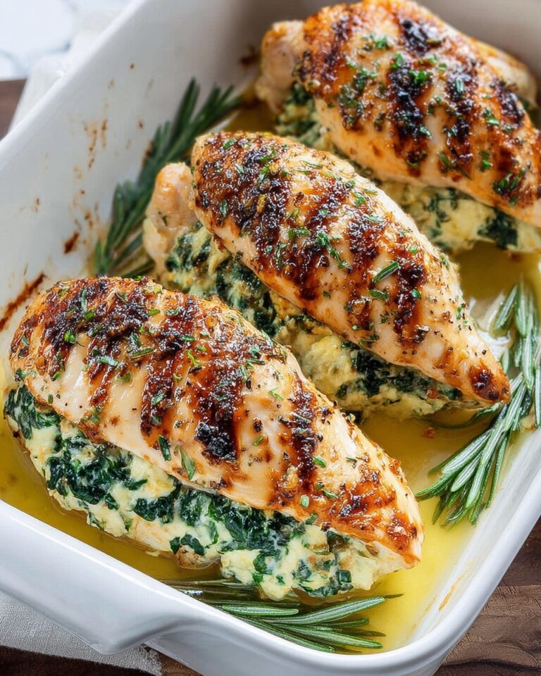 Stuffed Chicken Breasts with Sun-Dried Tomatoes, Feta, and Creamy Parmesan Sauce Recipe