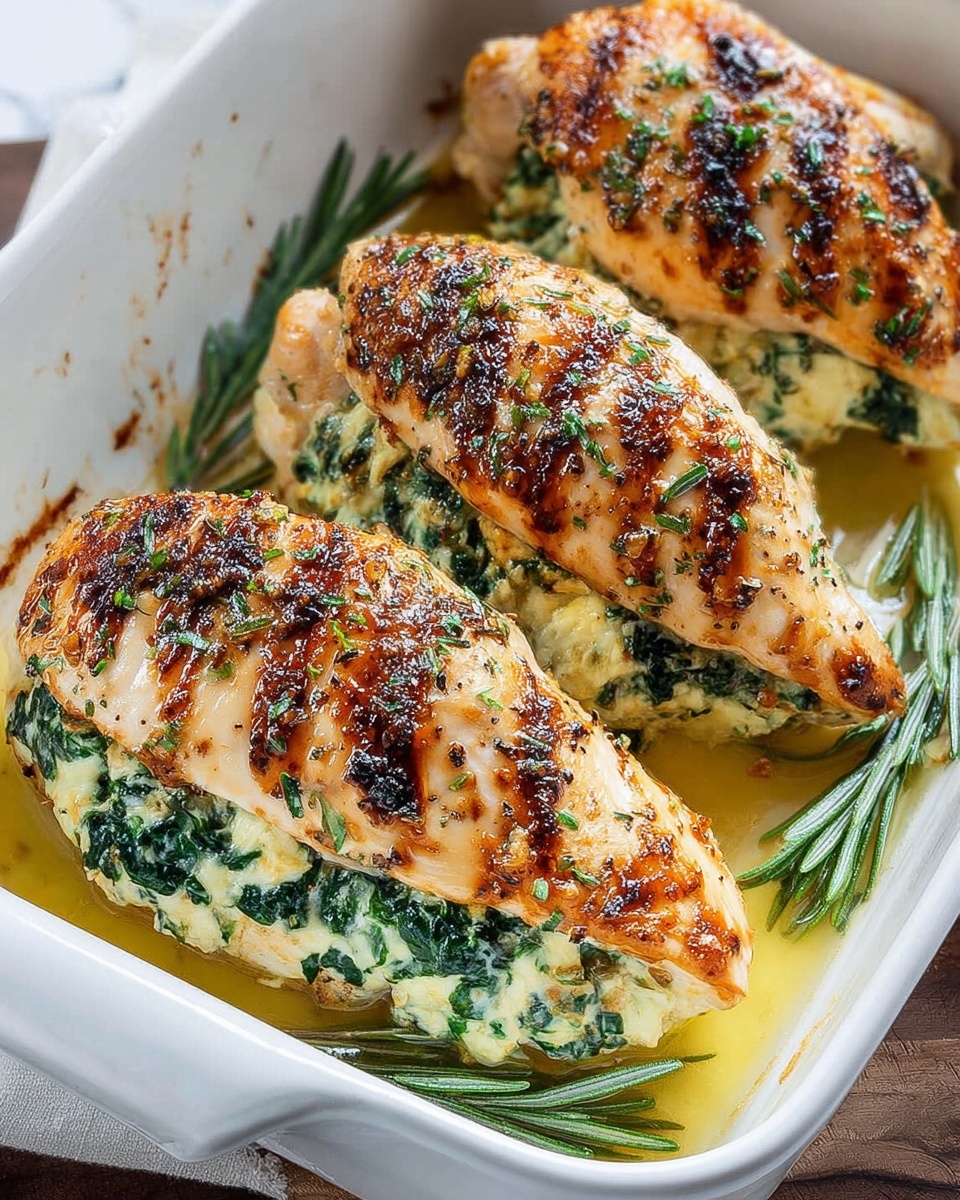 Stuffed Chicken Breasts with Sun-Dried Tomatoes, Feta, and Creamy Parmesan Sauce Recipe - Recipe Image