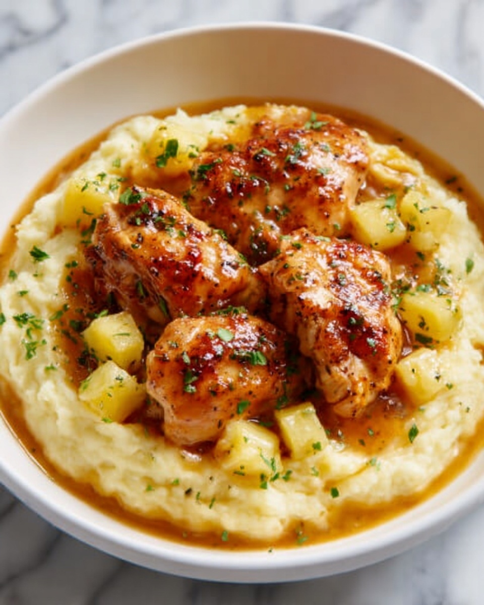Chicken Mashed Potato Bowls: A Comforting Recipe for Family Dinners Recipe - Recipe Image
