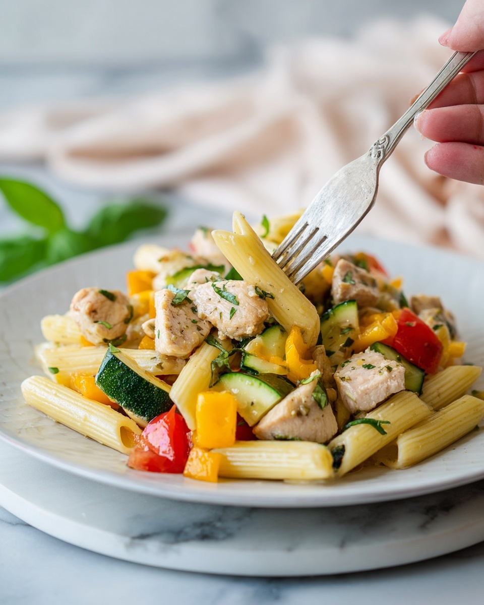 Protein-Packed Chicken Pasta Salad Recipe - Recipe Image