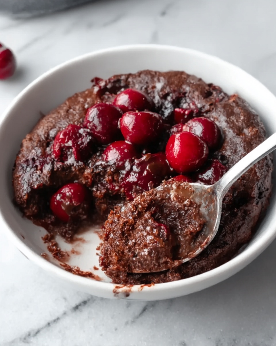 Chocolate Cherry Dump Cake Recipe - Recipe Image