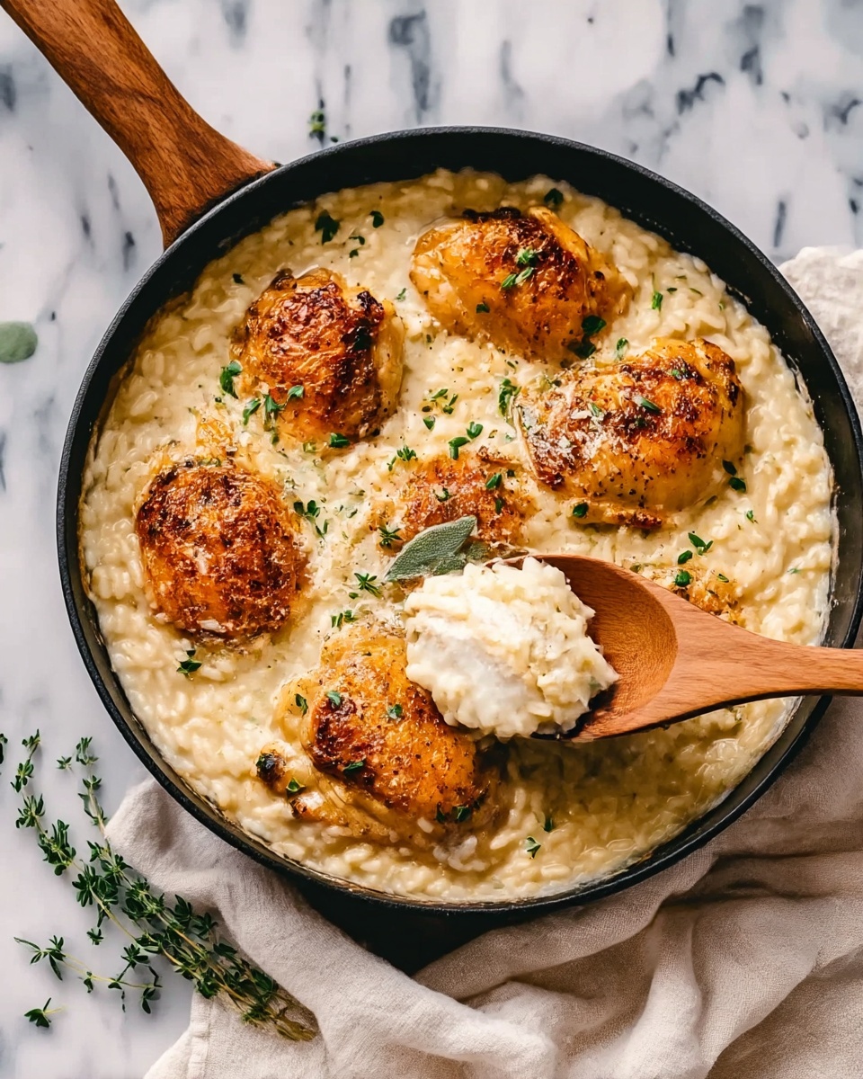 Creamy Parmesan One-Pot Chicken and Rice Recipe - Recipe Image