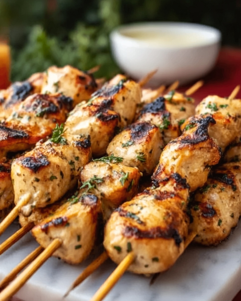 Grilled Chicken Skewers with Lime, Ginger, and Spices Recipe - Recipe Image