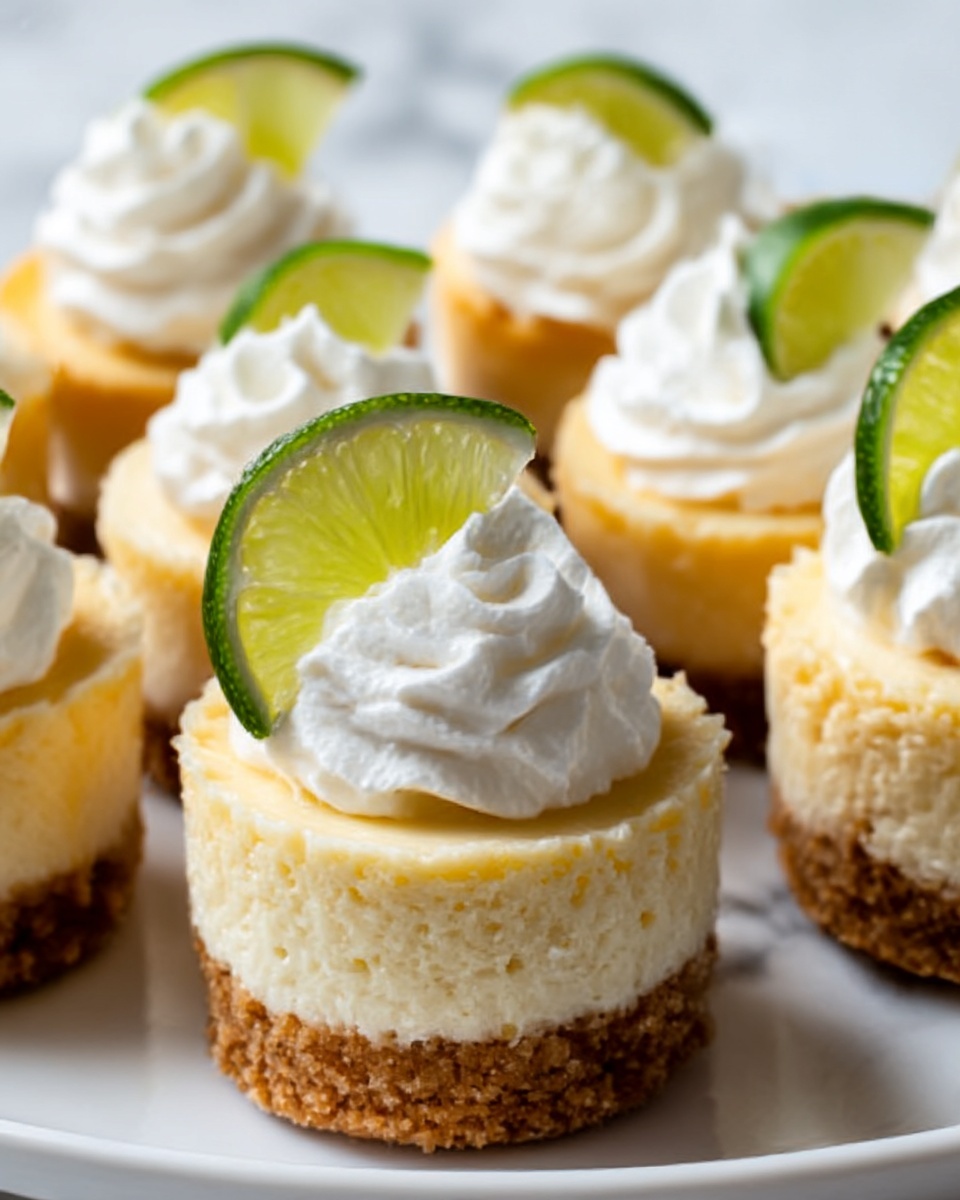 Mini Margarita Cheesecakes Recipe - Recipe Image